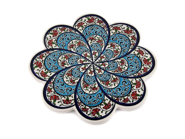 Turkish Trivet Traditional Iznik Design 43 Ceramic Sydney Grand Bazaar 